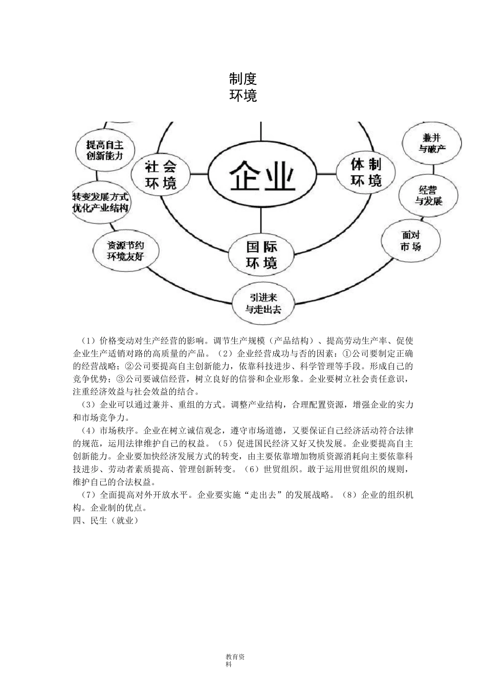 高考政治二轮复习《经济生活》核心知识思维导图_第3页