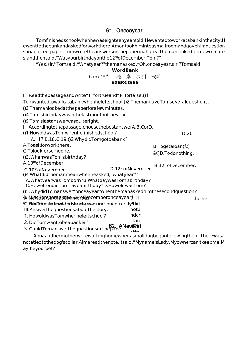 新课标小学英语阅读100篇_第2页