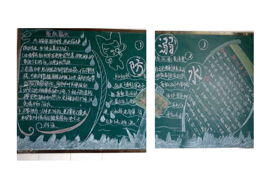 防溺水黑板报_第3页