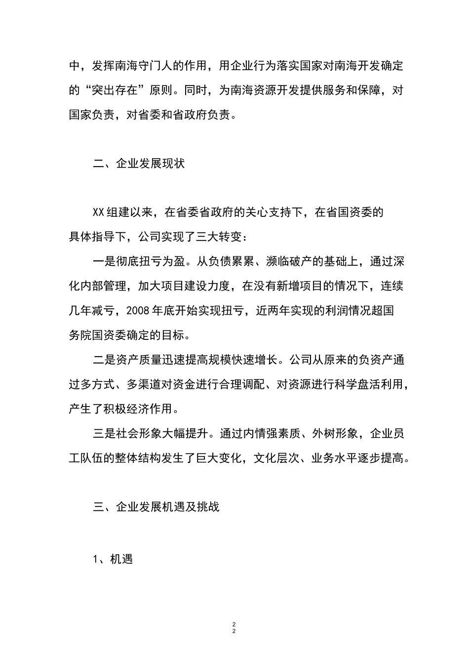 XX公司整合发展可行性报告_第2页