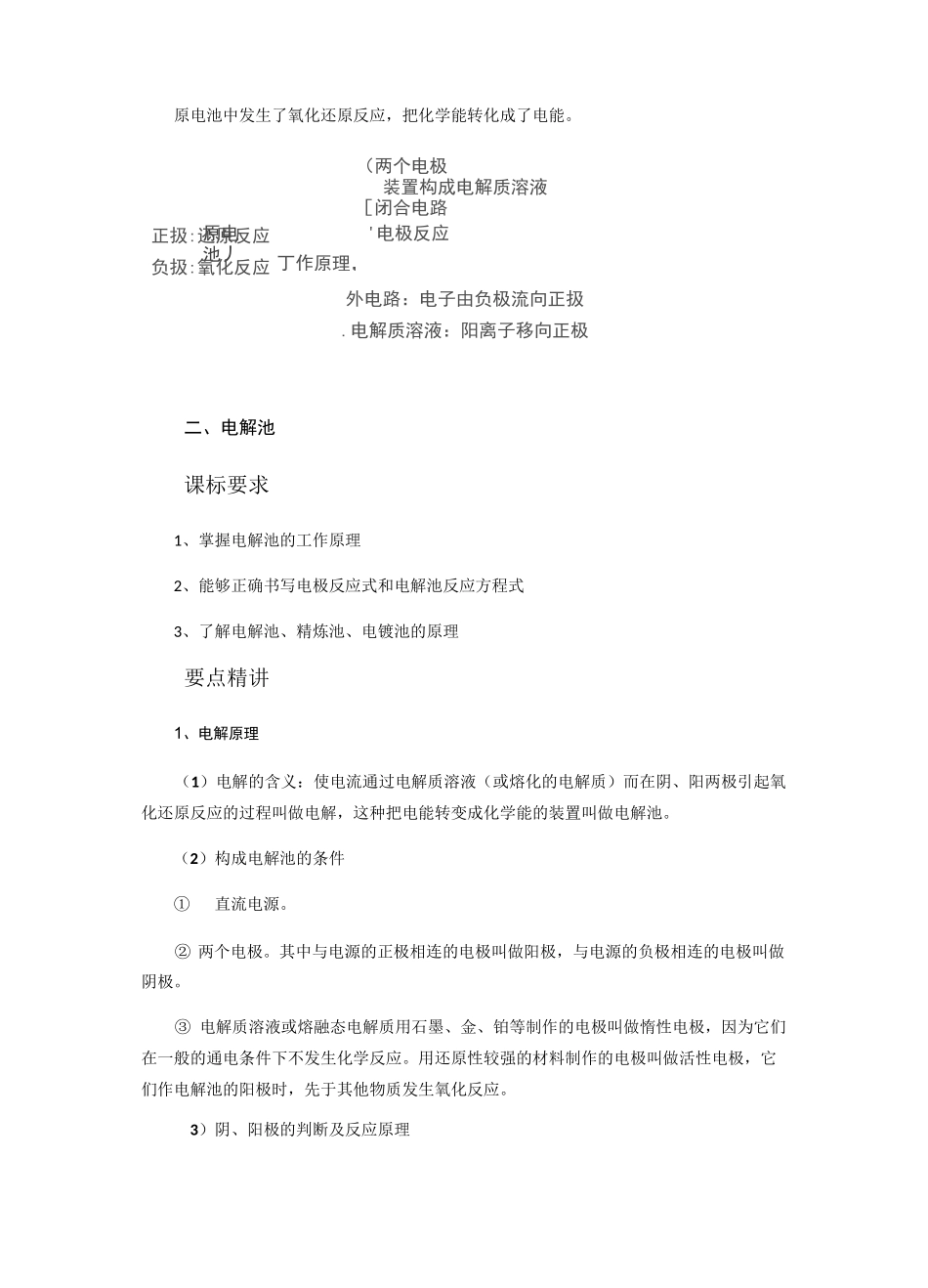 新人教版高中化学选修4知识点总结：第四章电化学基础_第3页