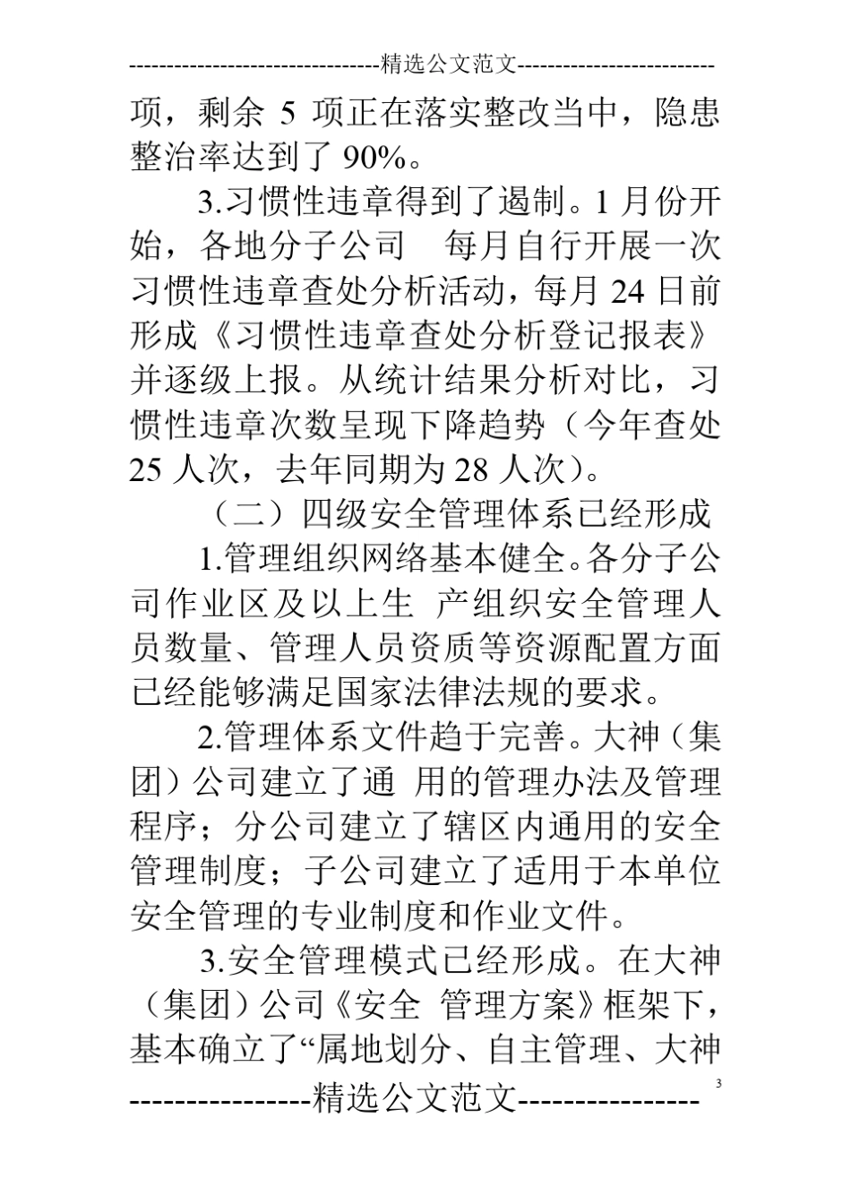 企业安委会汇报材料_第3页