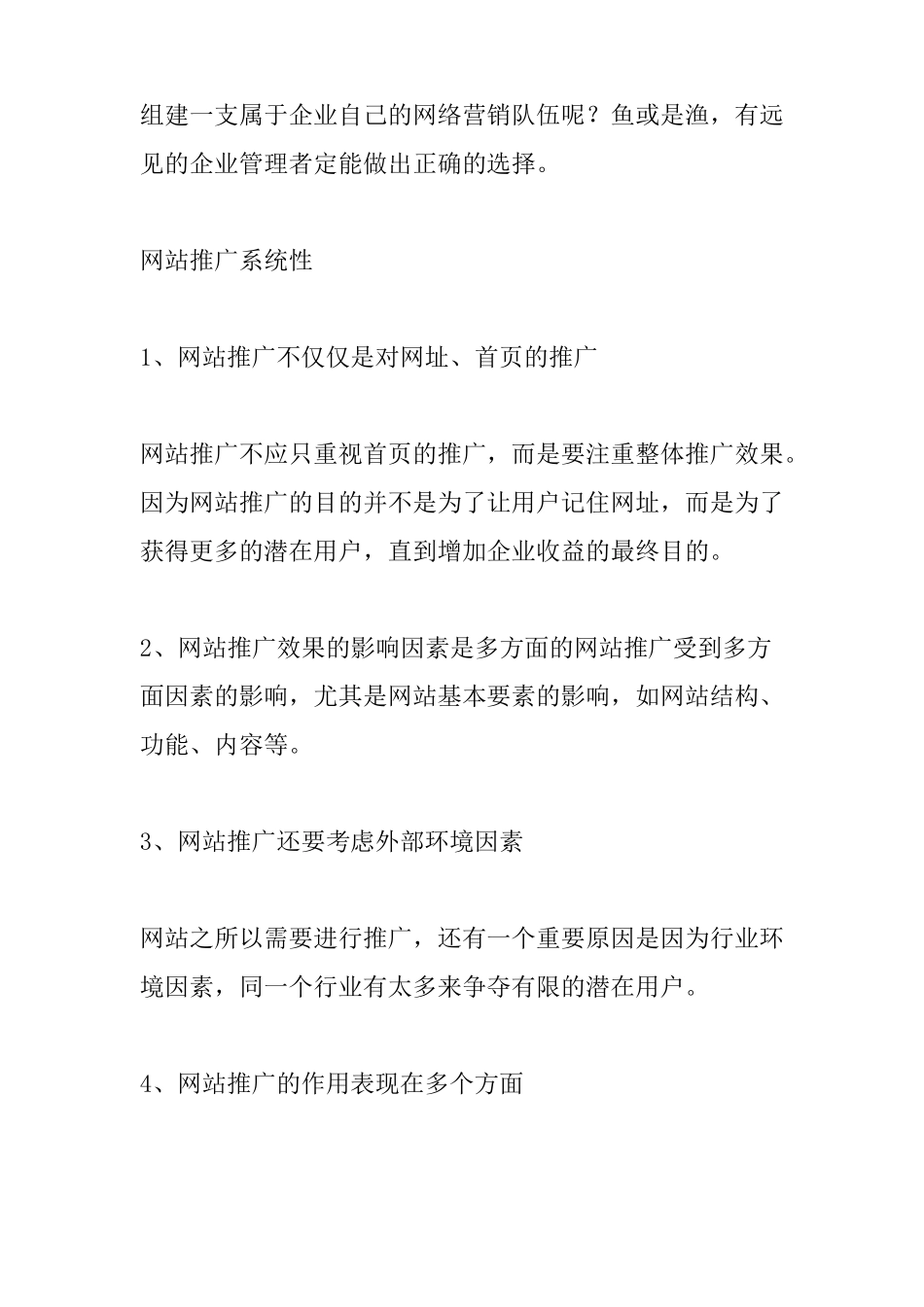 企业网站建设推广方案_第3页