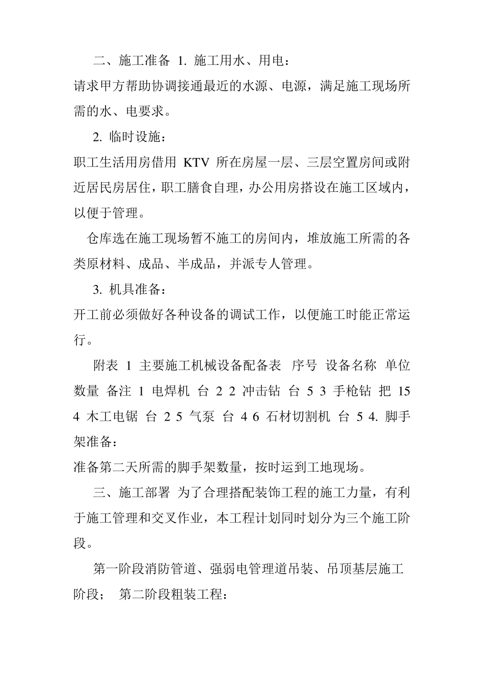会所ktv装修工程施工组织设计_第2页