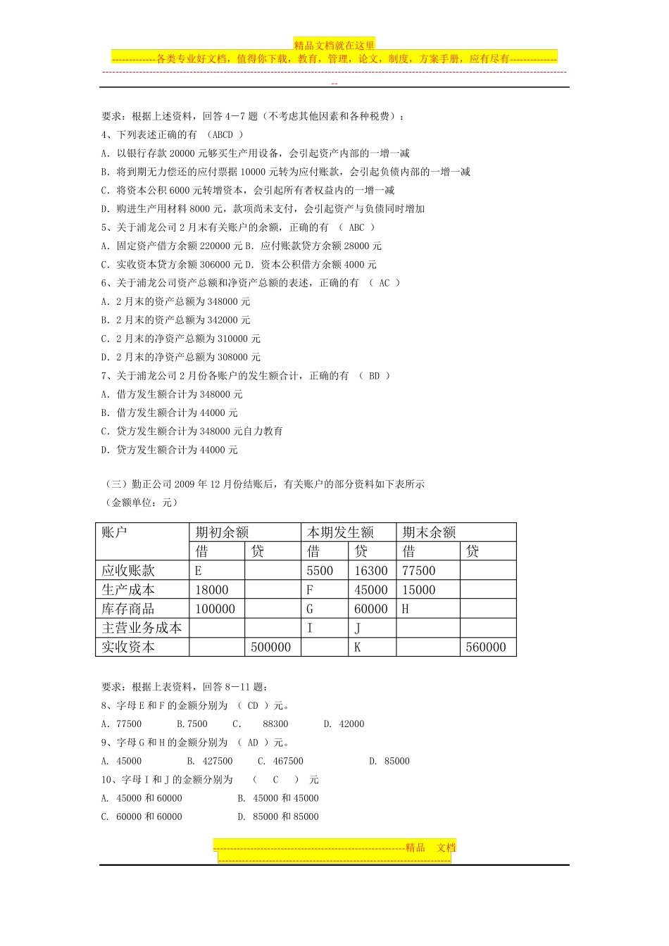 会计基础-不定项选择题_第2页