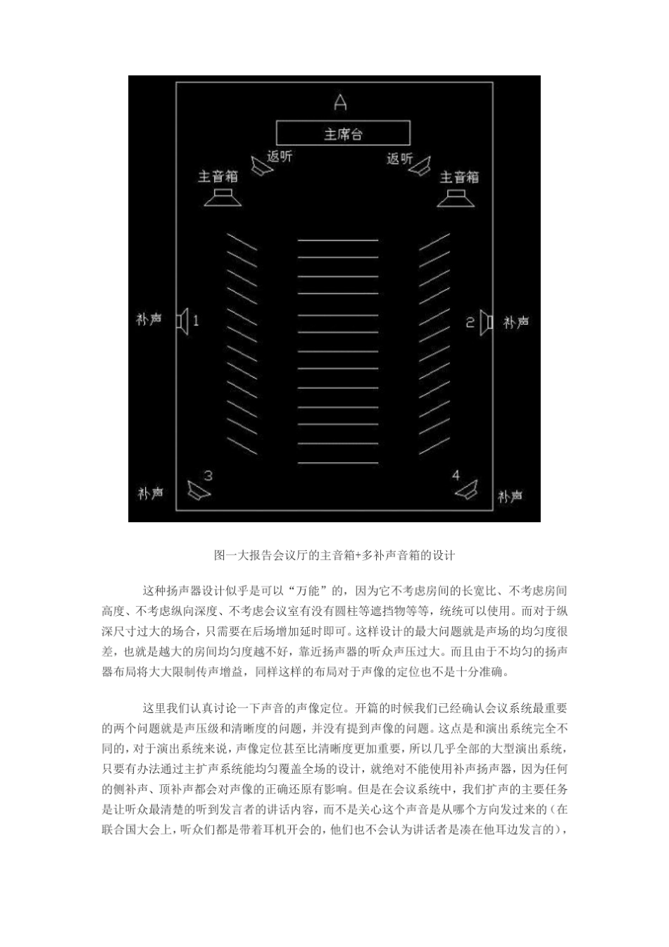 会议室方案及图示及扩声系统的吸顶扬声器设计_第2页