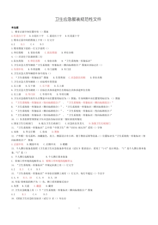 传染病装备储备