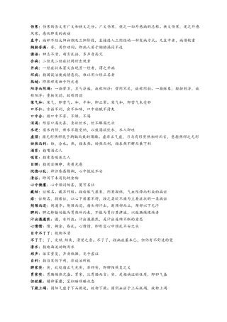 伤寒论考试题总结