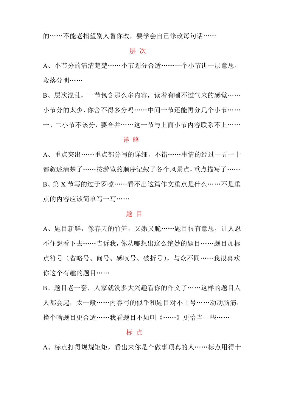 作文修改评语_第2页