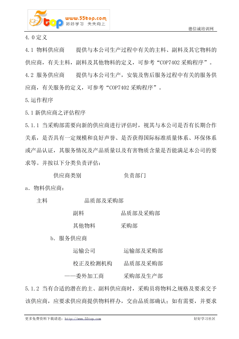 供应商评价程序含表格_第2页