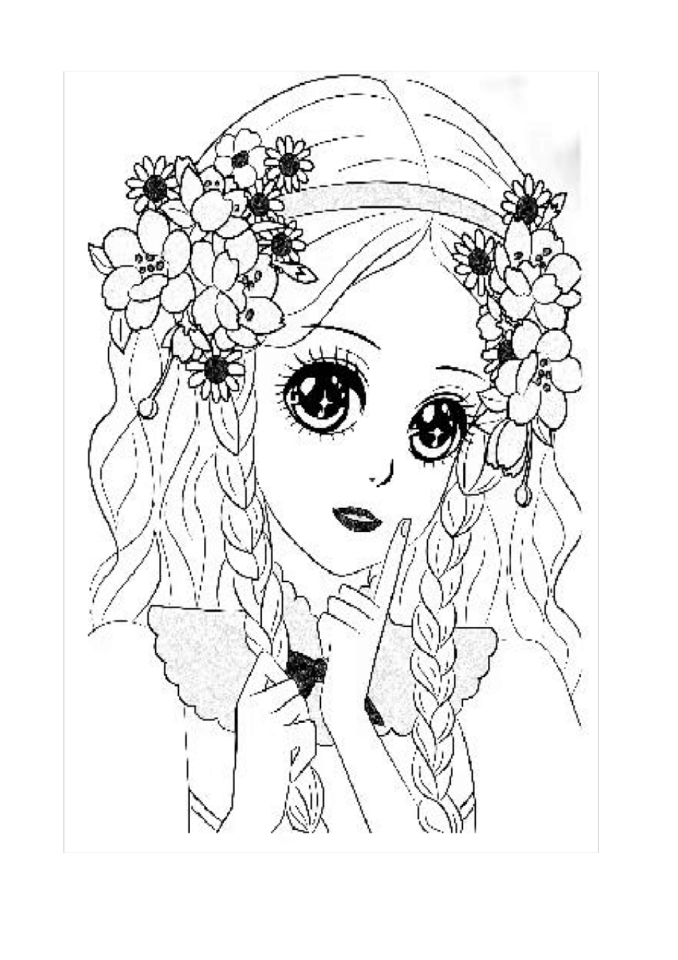 儿童公主涂色画15可打印_第3页