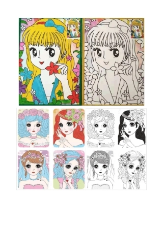 儿童公主涂色画20可打印