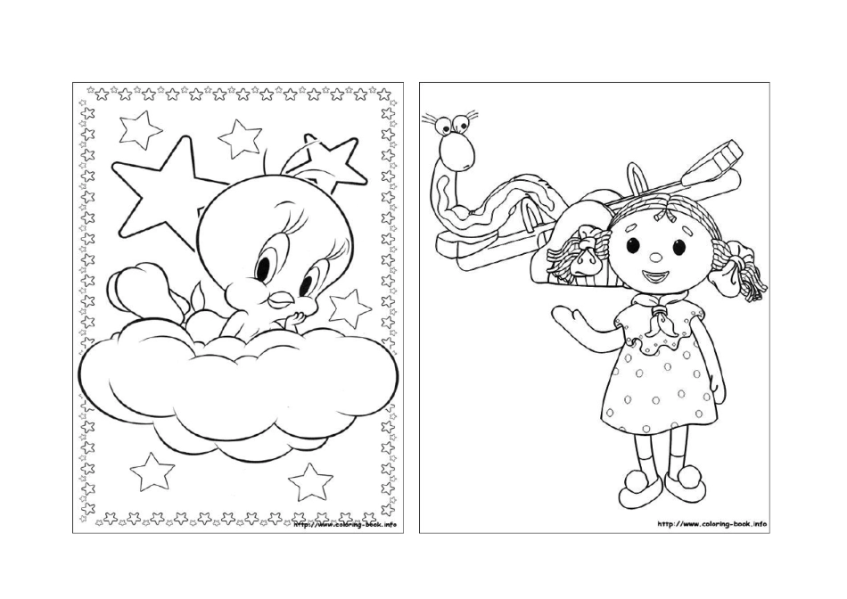 儿童填色画打印版_第1页