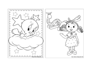 儿童填色画打印版