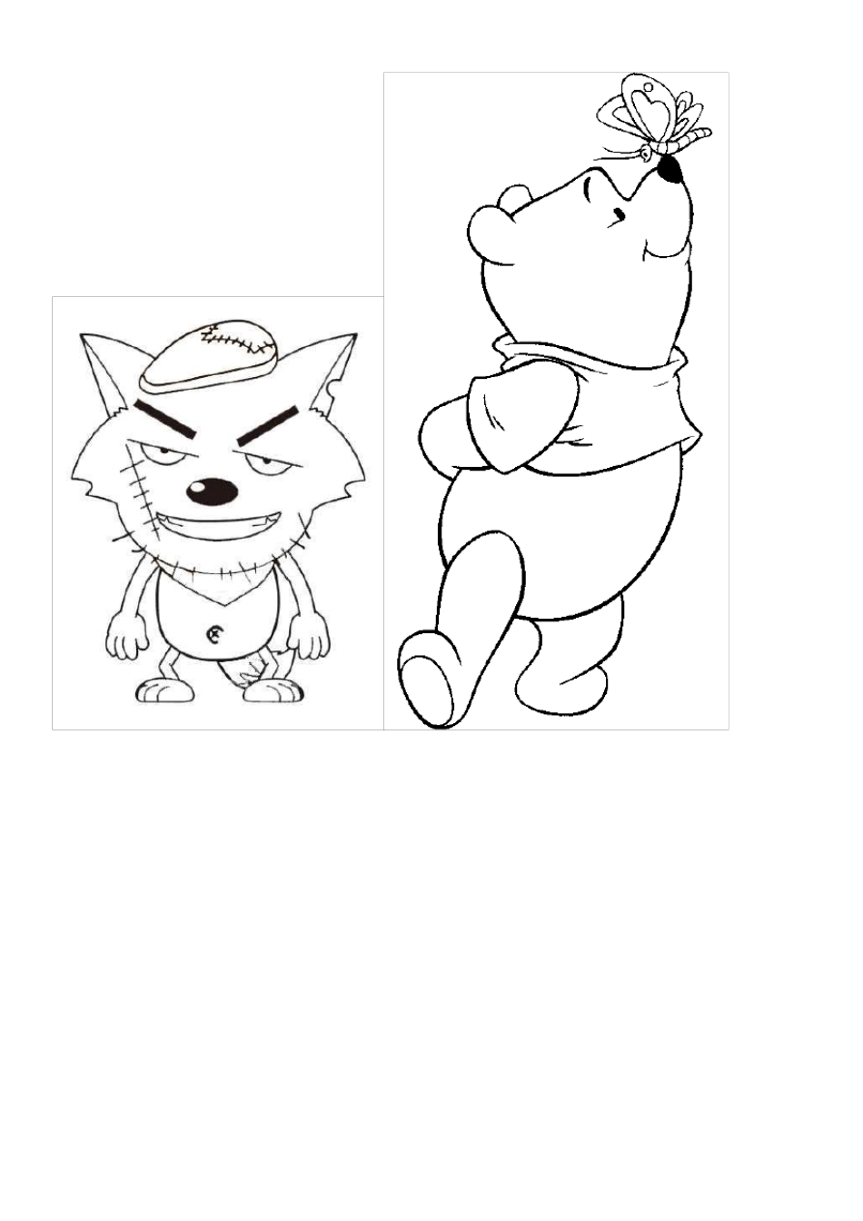 儿童填色画涂色画简笔画_第3页