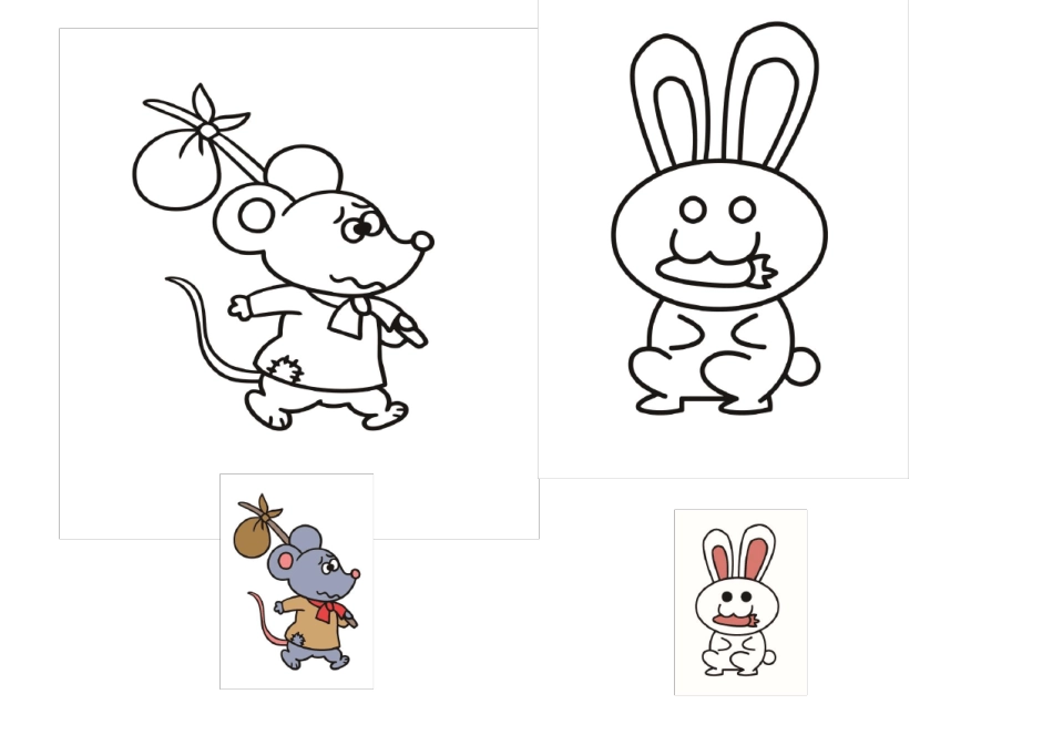 儿童涂色画简笔画模板含彩图2020_第1页