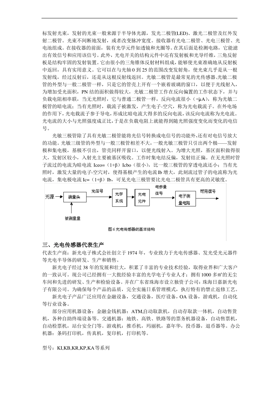 光电传感器调研报告_第2页