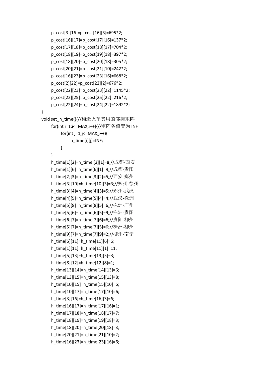 全国交通咨询模拟数据结构源代码_第3页