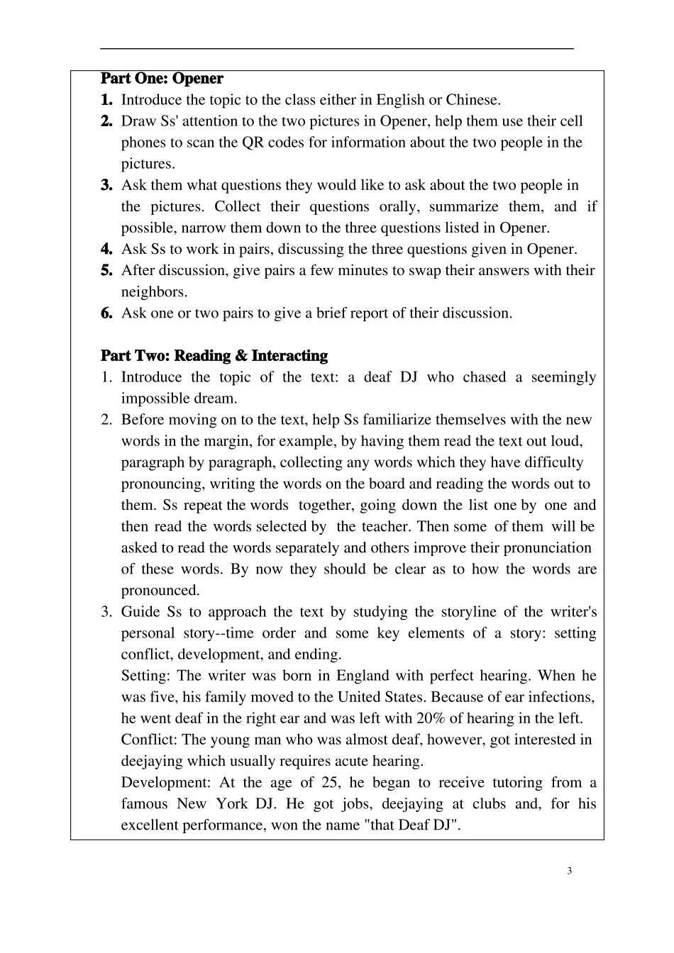 全新版大学进阶英语1,Unit1教案_第3页