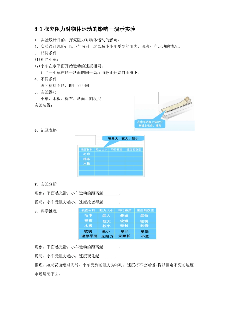 八年级物理下册试验教案演示试验_第2页