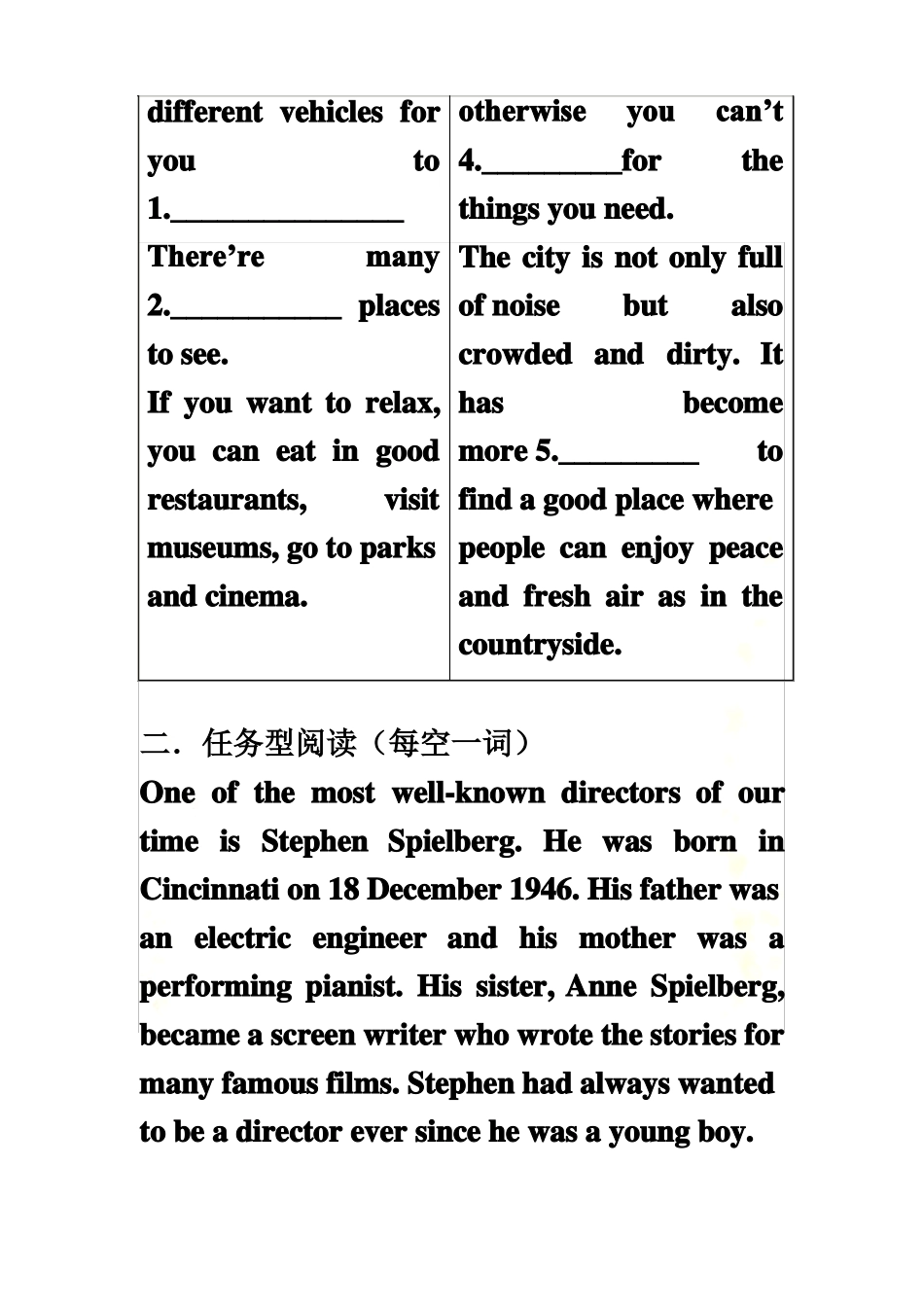 八年级英语任务型阅读训练_第3页