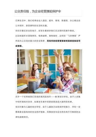 公众责任险中文版