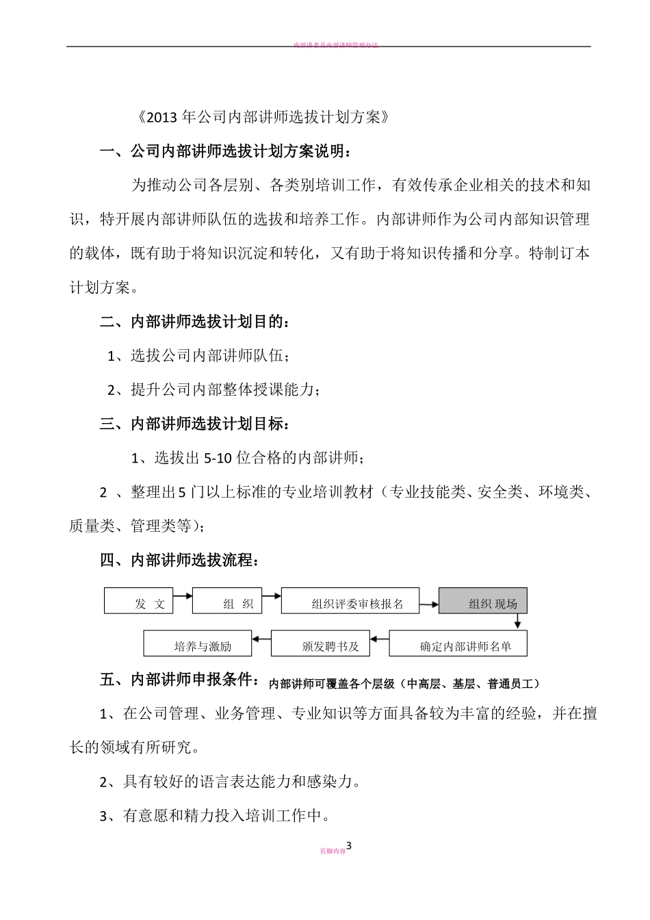 公司内部讲师选拔方案_第3页
