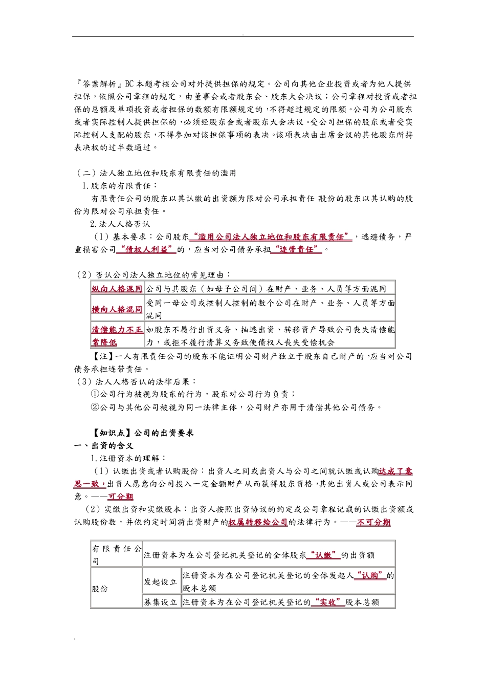 公司法课件全_第3页