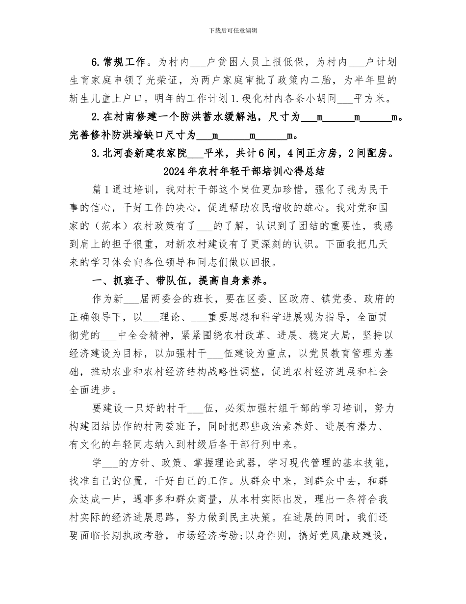 2024年农村年终重点工作总结_第2页