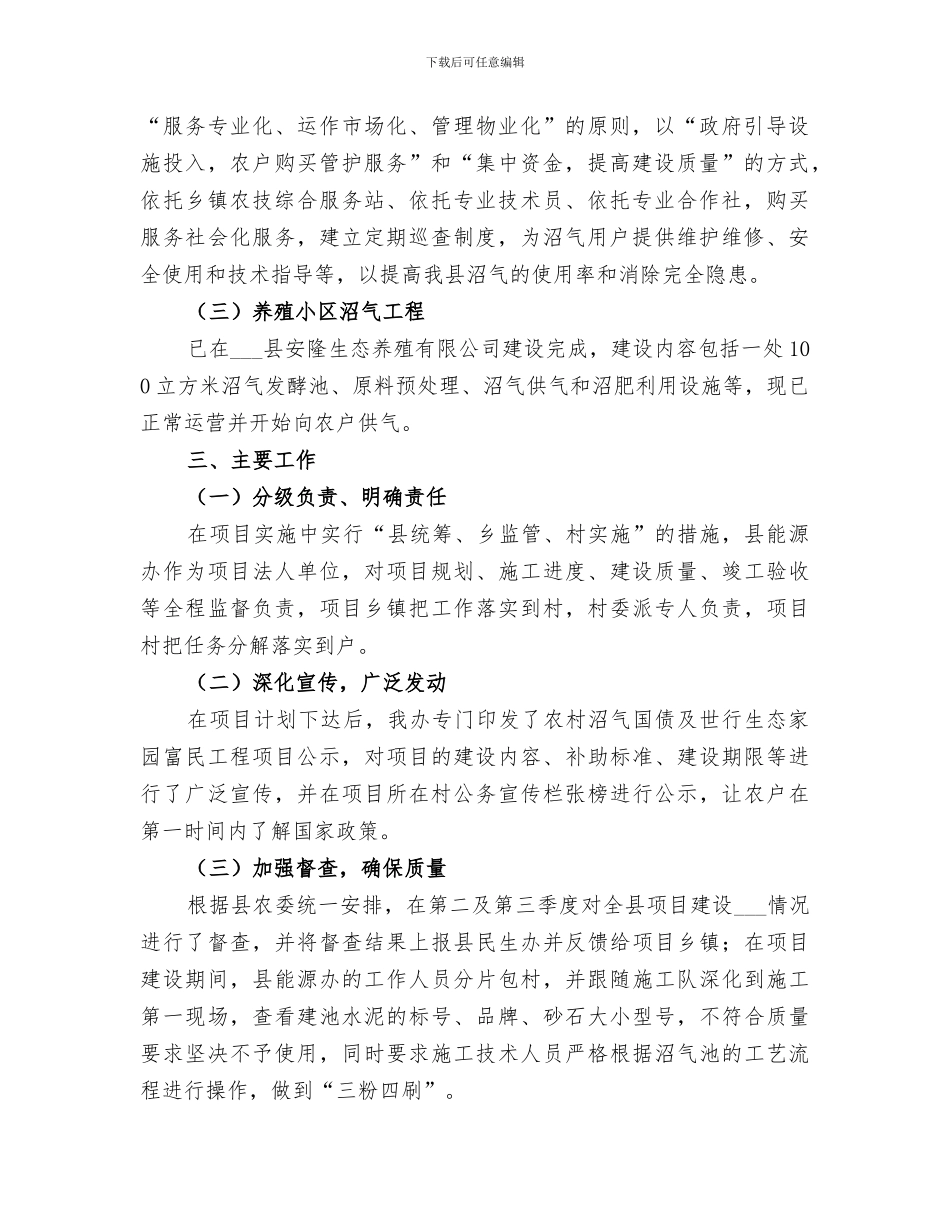 2024年农村沼气建设工作总结_第2页