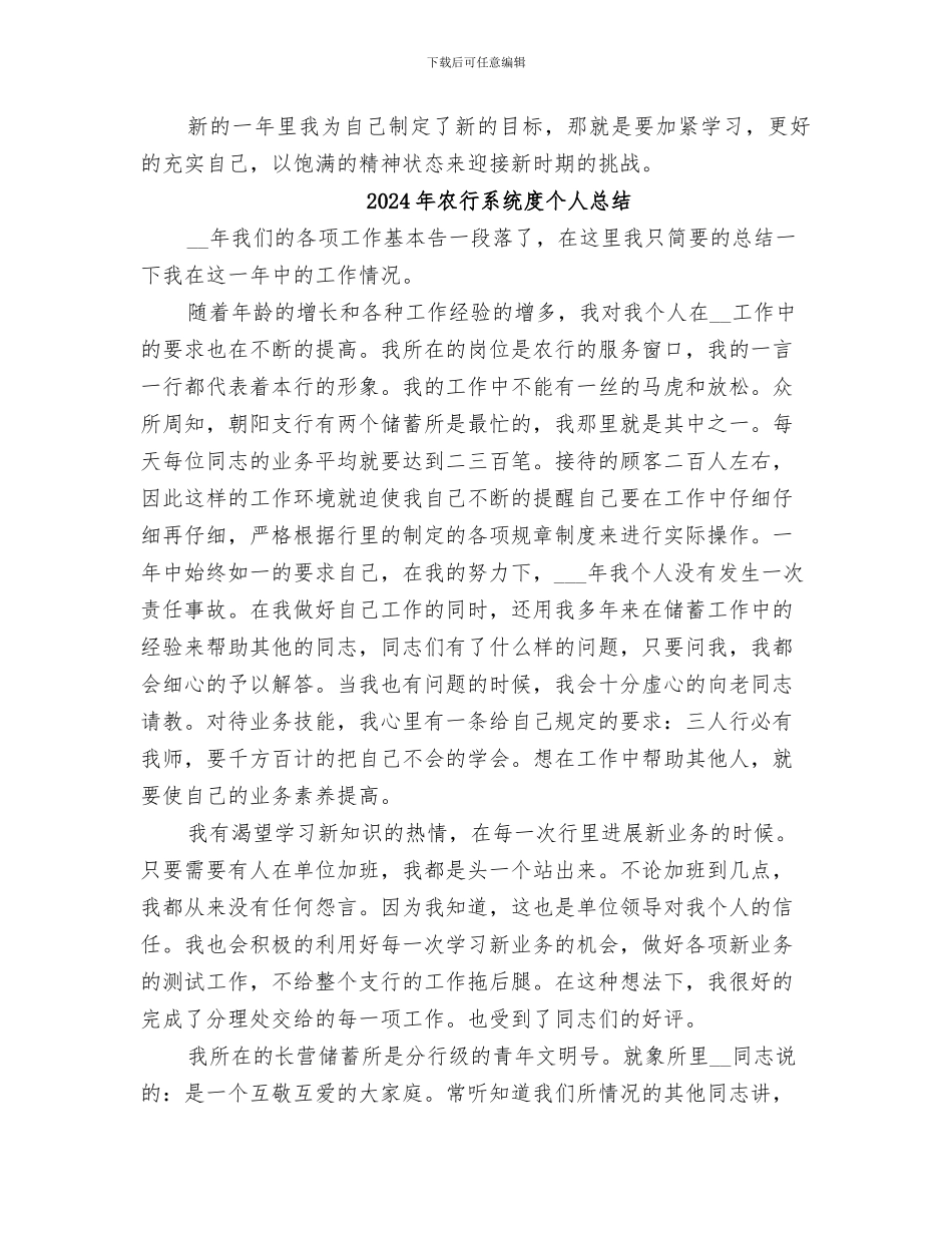 2024年农行系统年度度个人总结_第3页