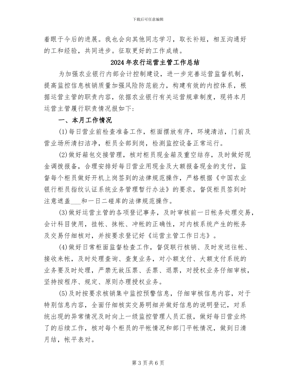 2024年农行财务年终工作总结范本_第3页