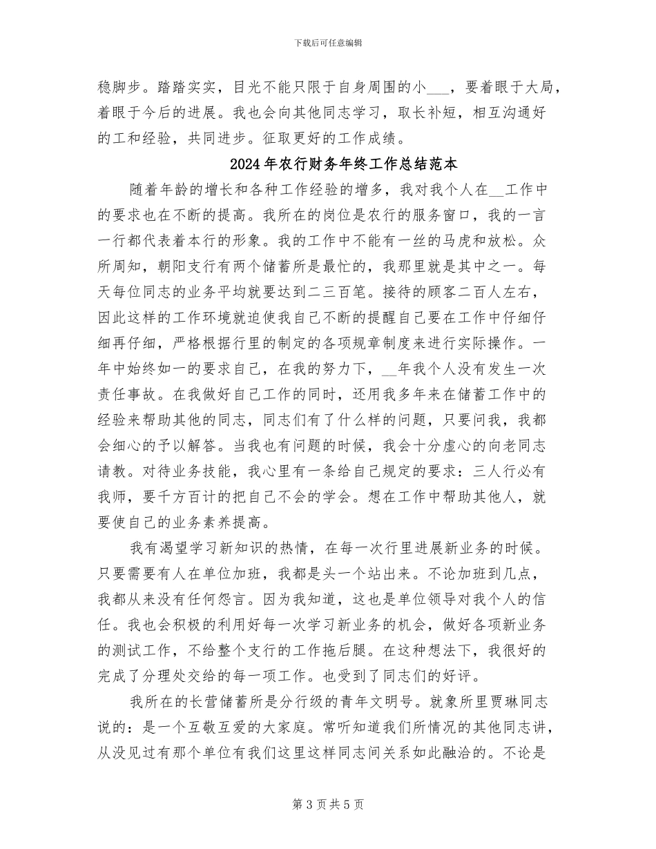 2024年农行财务工作总结范例_第3页