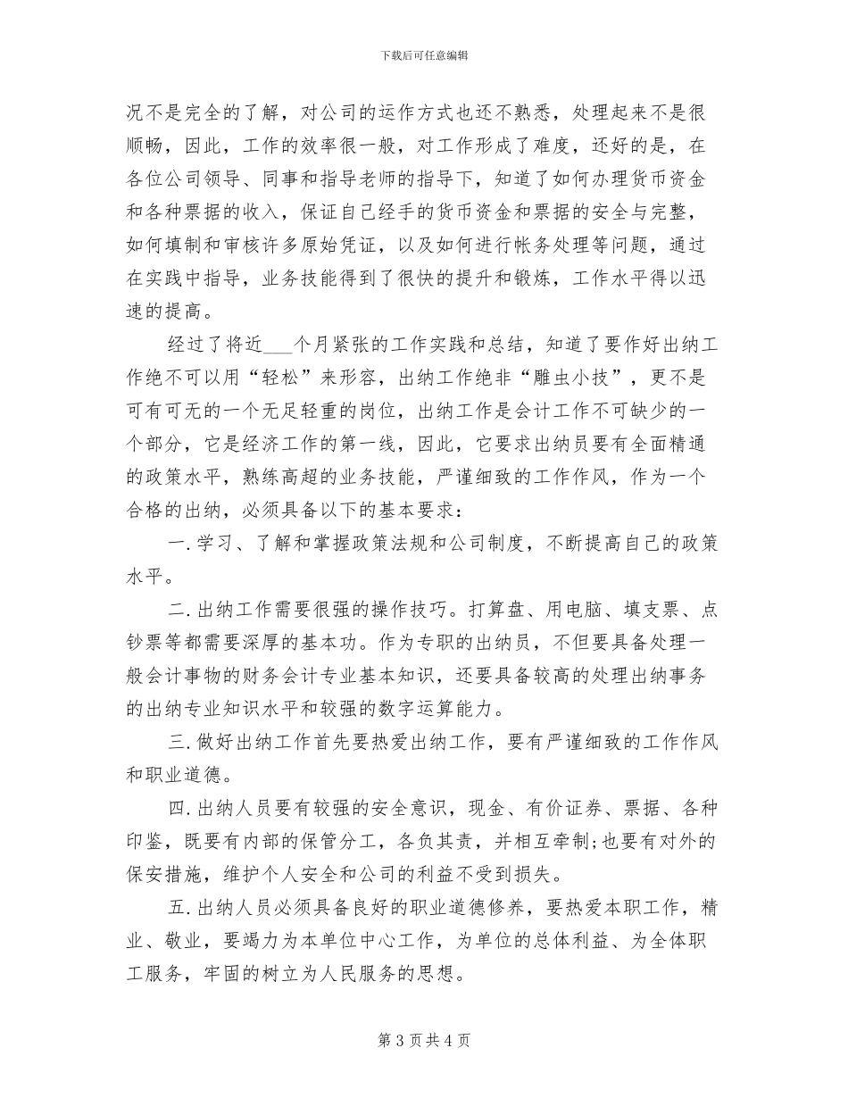 2024年出纳员个人年度总结_第3页