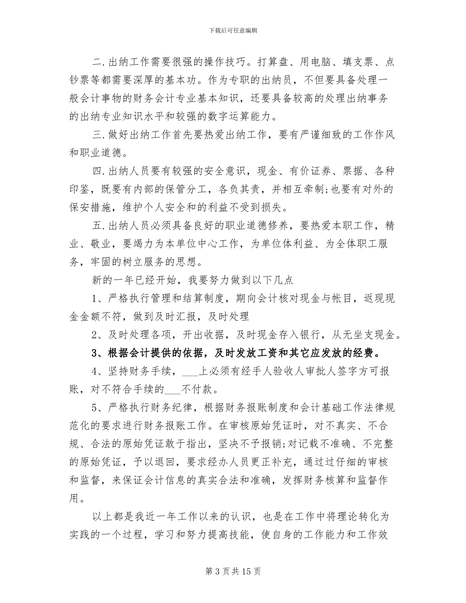 2024年出纳工作总结4篇_第3页