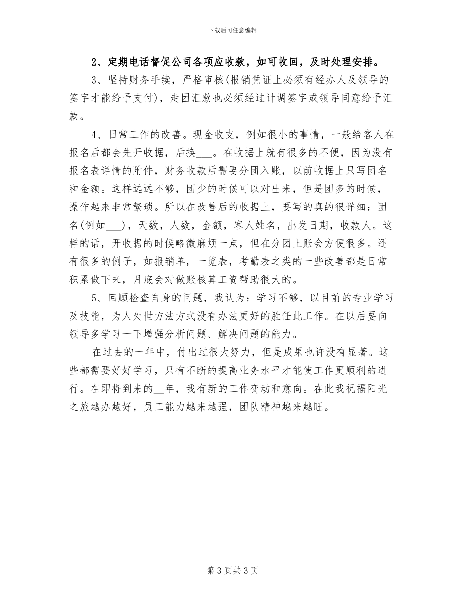 2024年出纳年终个人总结报告_第3页