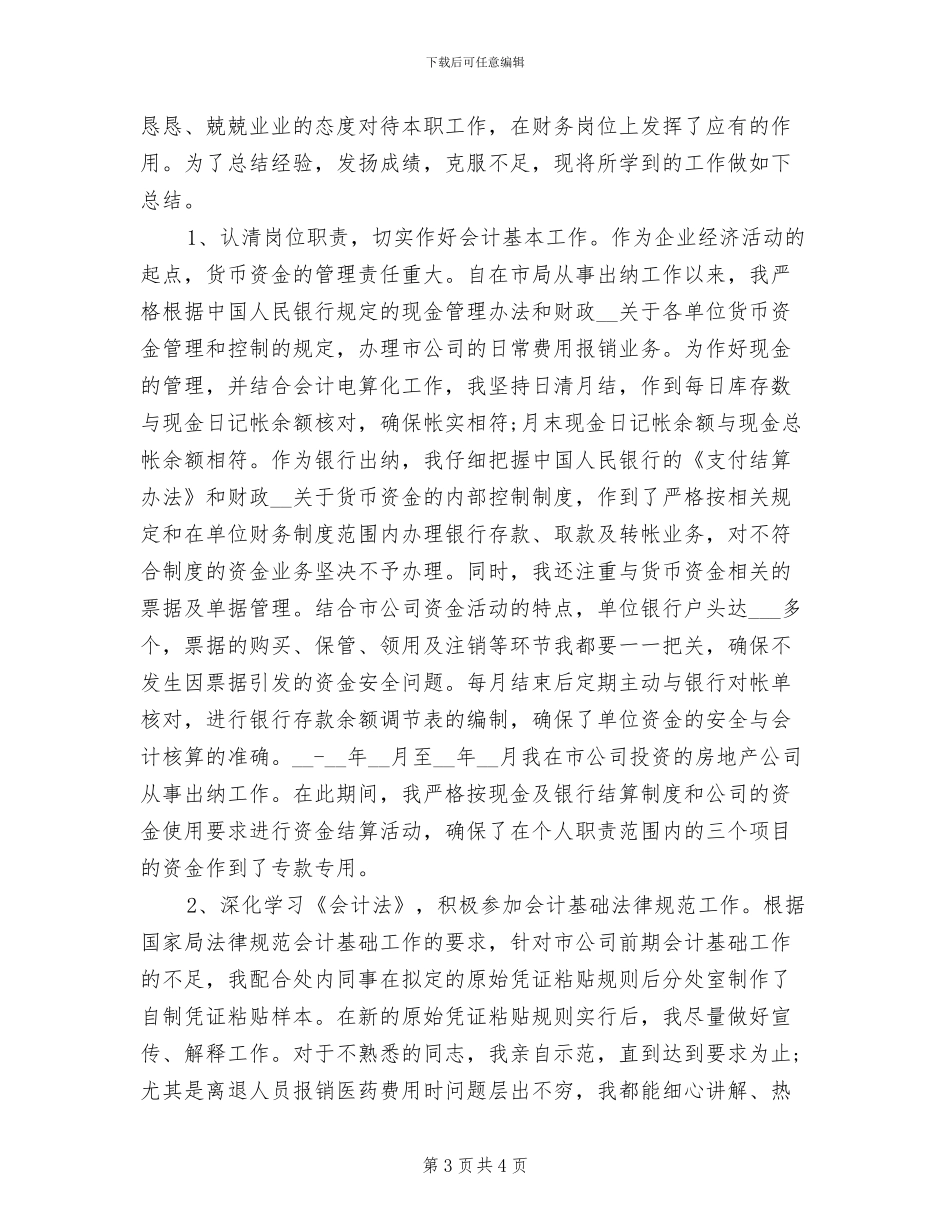 2024年出纳财务年终总结精选_第3页