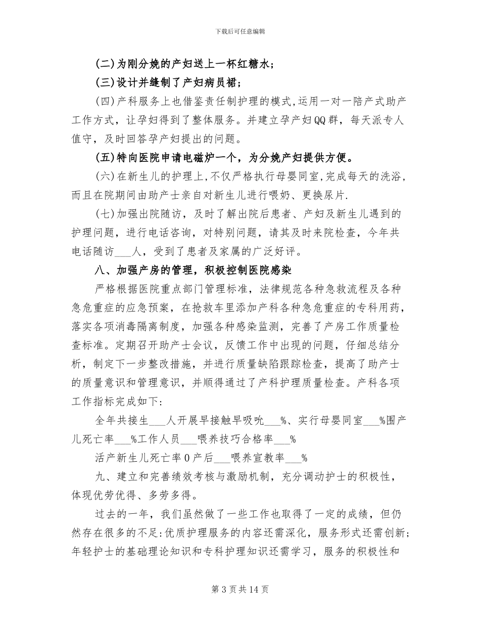 2024年助产士个人总结_第3页