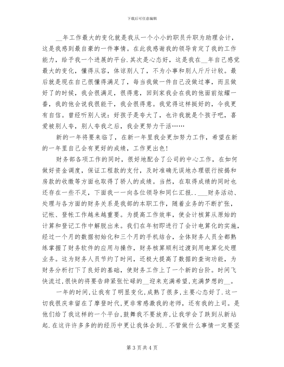 2024年助理会计年终个人工作总结_第3页