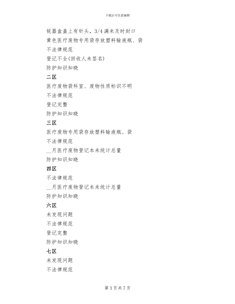 2024年医疗废物督查总结_第3页