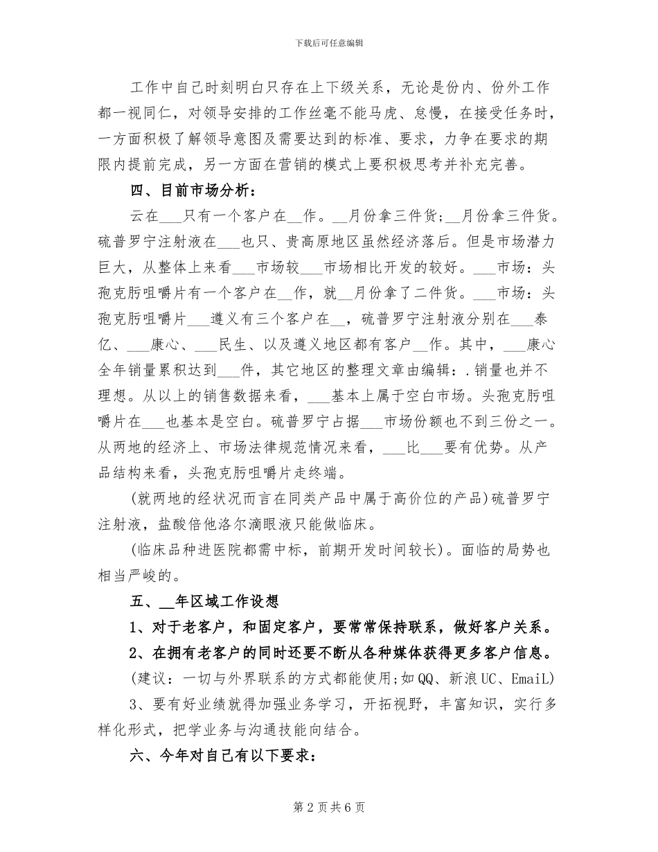 2024年医药人员销售季度工作总结_第2页