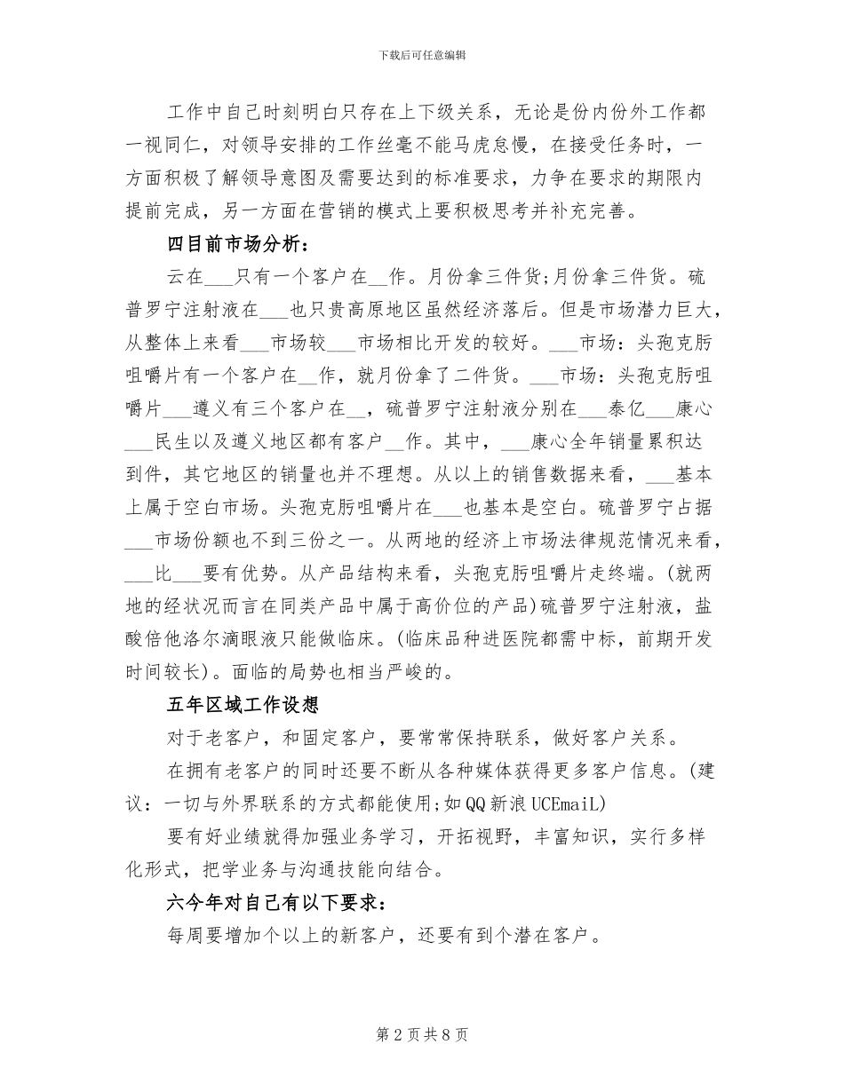 2024年医药人员销售工作总结_第2页