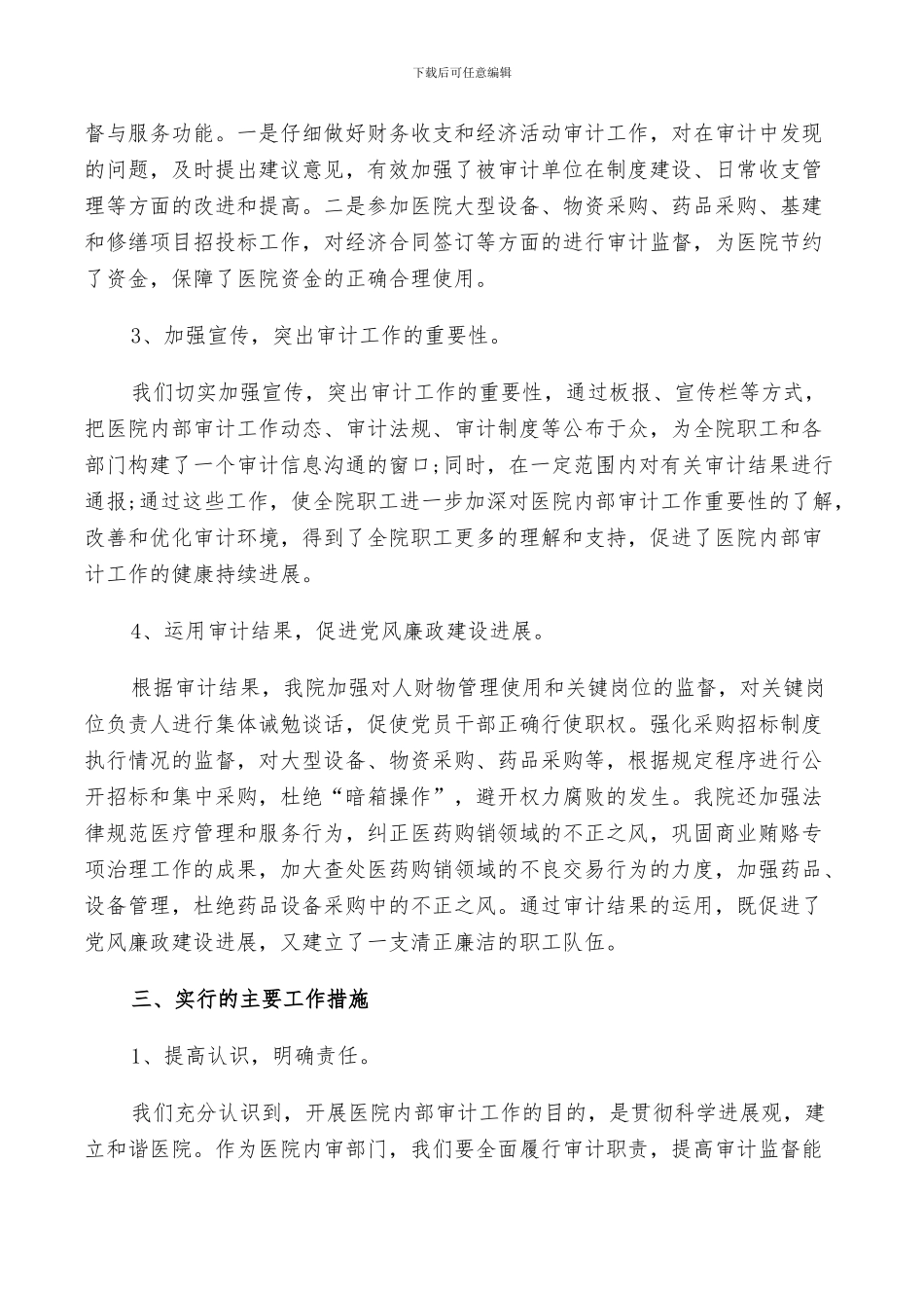 2024年医院年度审计工作总结_第2页