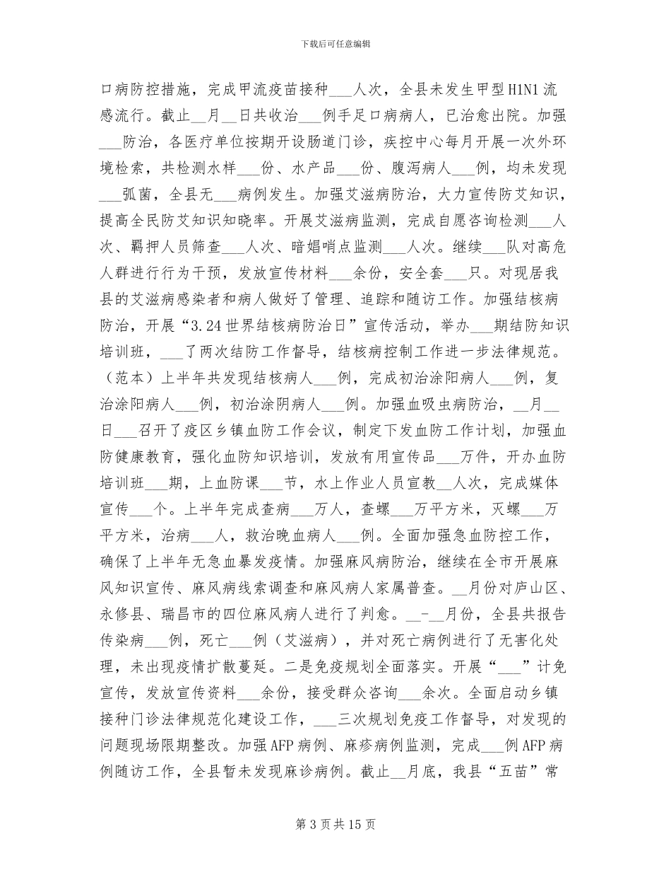 2024年卫生局上年工作总结_第3页