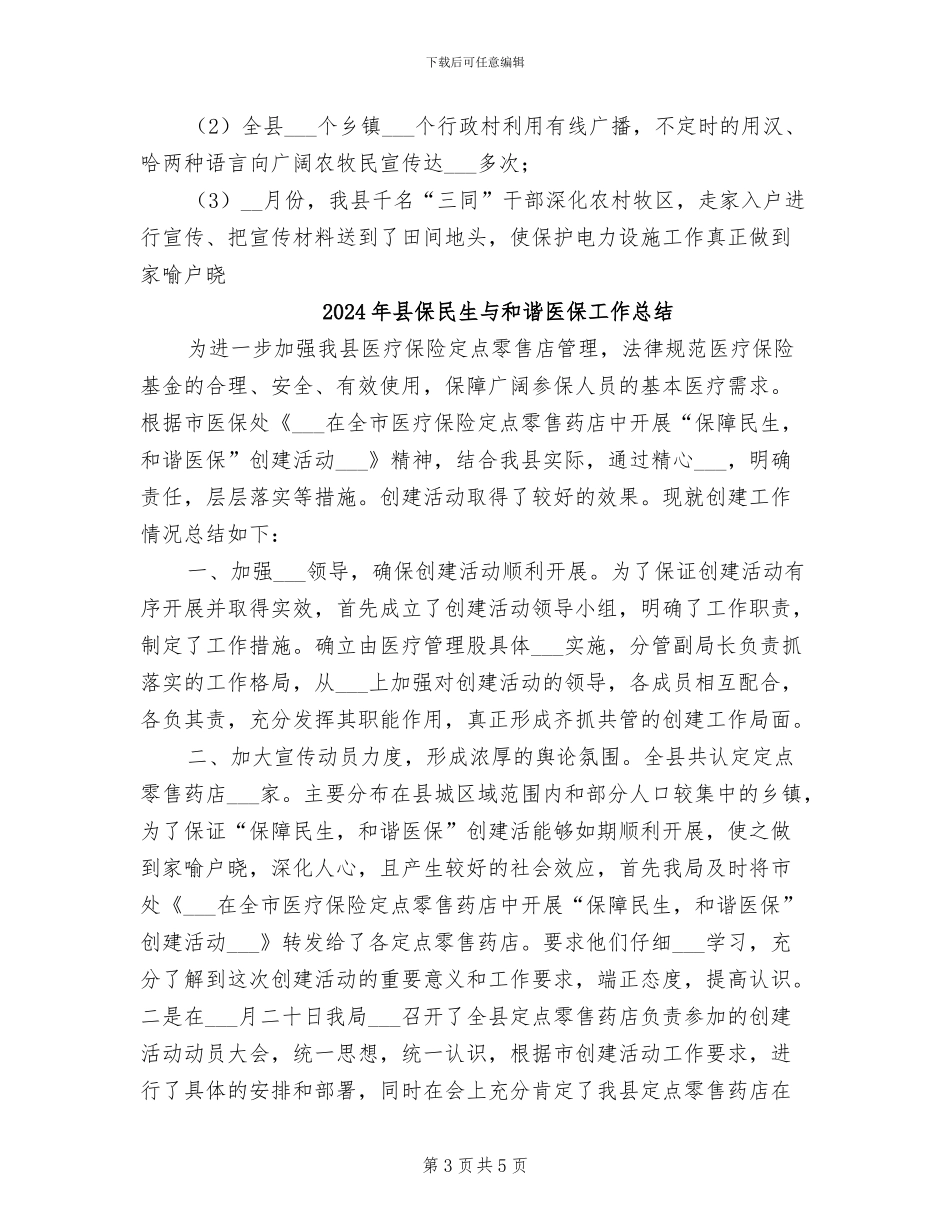 2024年县保护电力设施工作总结_第3页