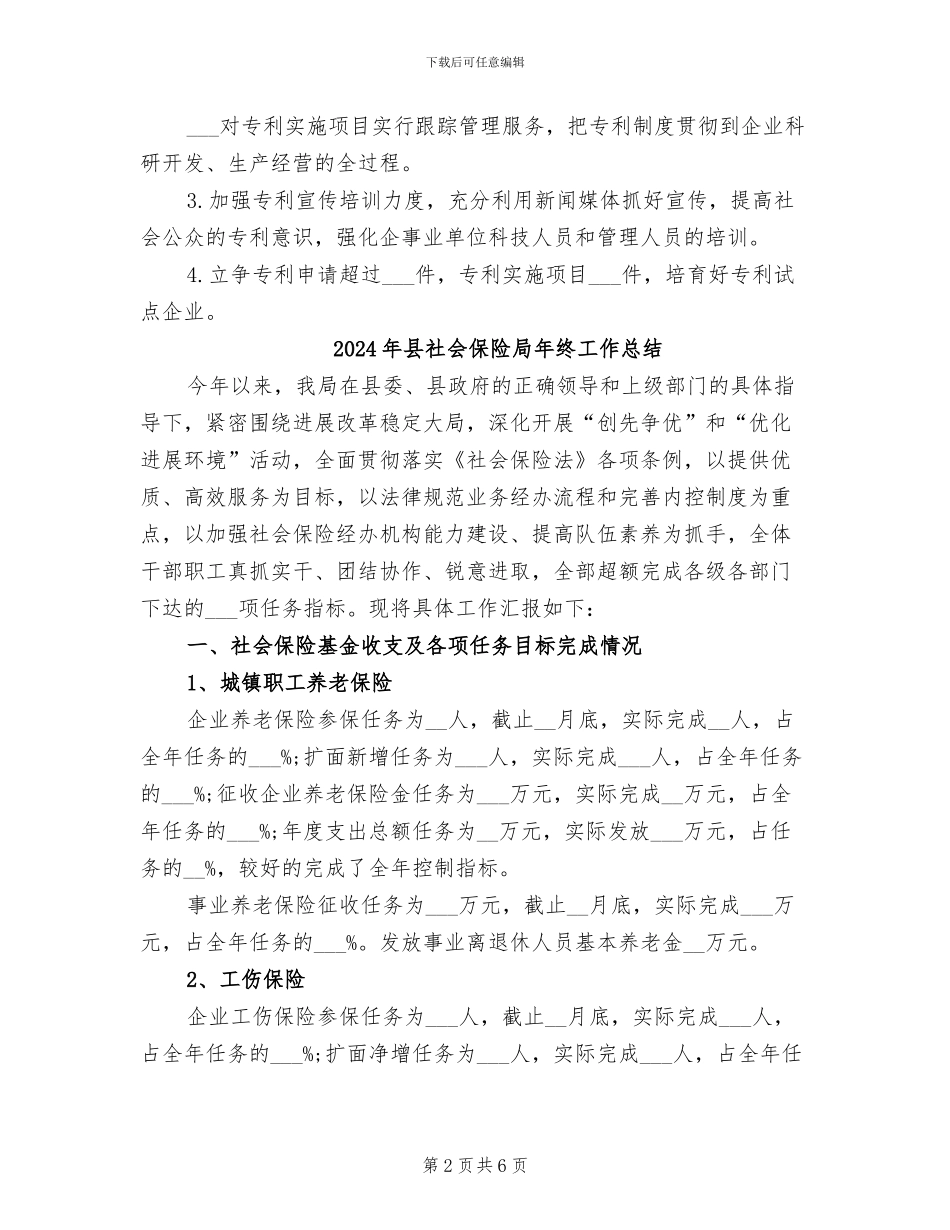 2024年县知识产权局工作总结范文_第2页