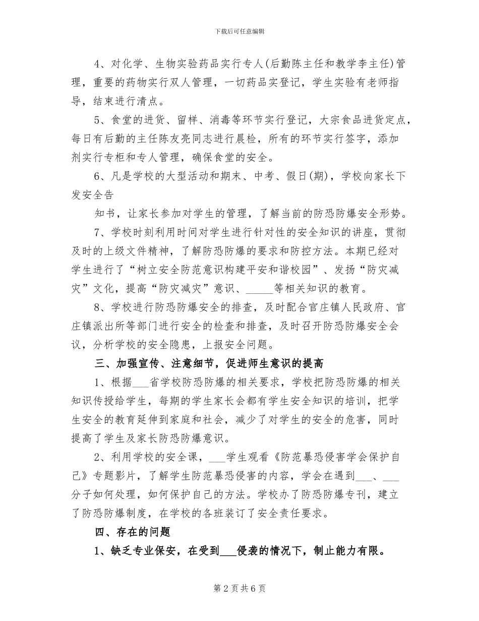 2024年反暴恐工作总结_第2页