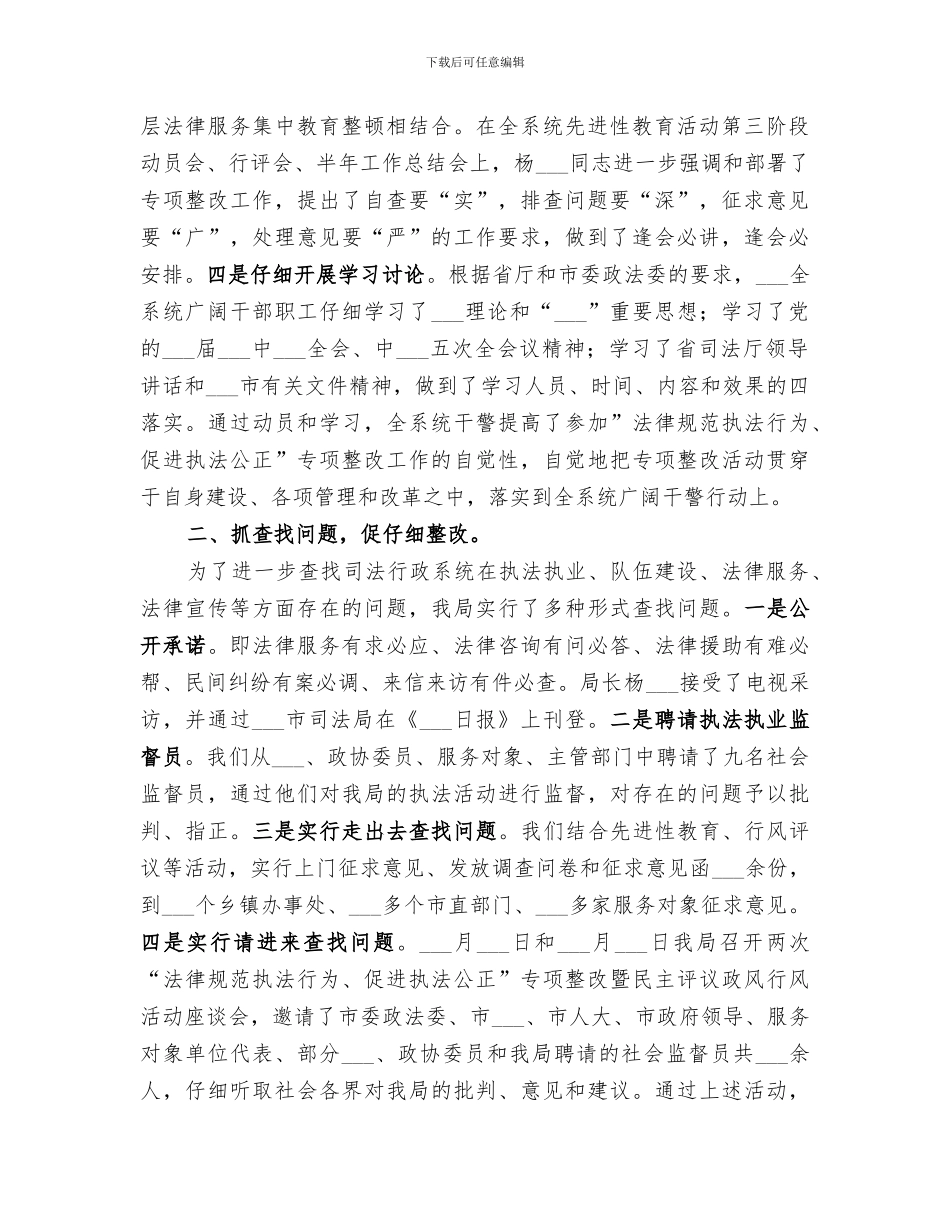 2024年司法局执法工作总结_第2页