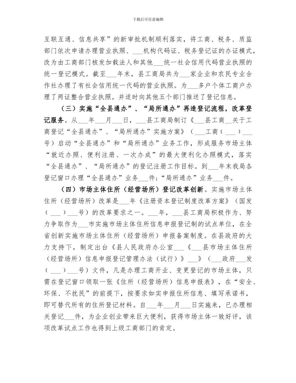 2024年商事登记改革工作总结_第2页