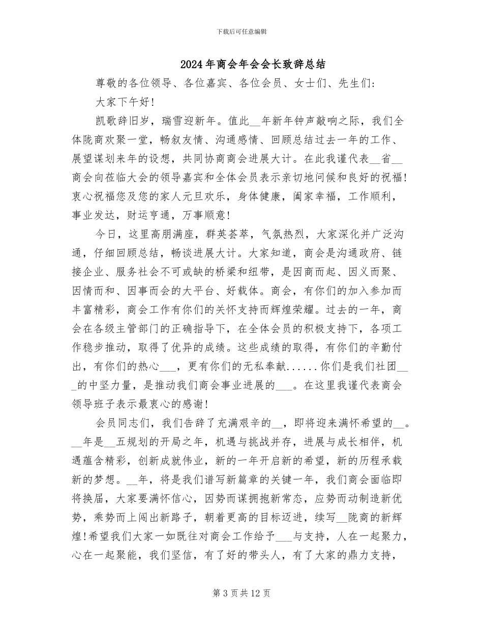 2024年商会会长工作总结范文_第3页